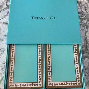 NEW Vintage Tiffany & Co. Playing Cards w/Case 2 sets